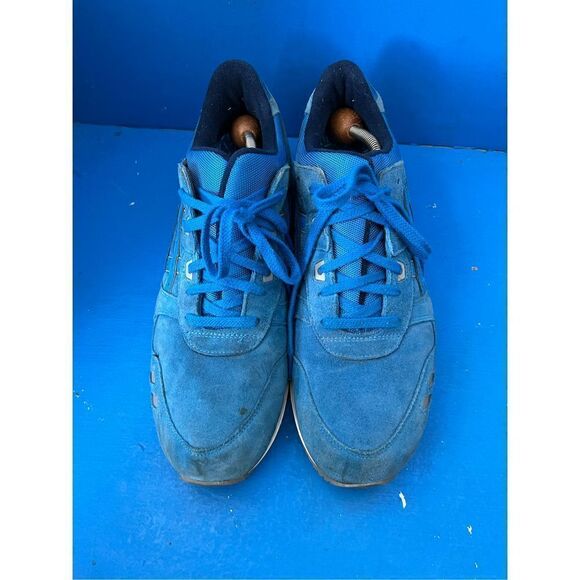 Asics Gel Lyte III 3 Puddle Pack Mid Blue Sneaker H5U3L sz 12 - Picture 4 of 6